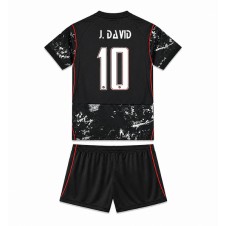 Canada Jonathan David #10 Bortedraktsett Barn VM 2026 Kortermet (+ korte bukser)